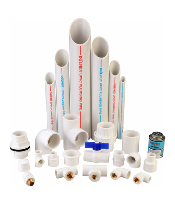 High-quality U-PVC pipes and fittings supplied by leading wholesaler and trader in India for plumbing and industrial use